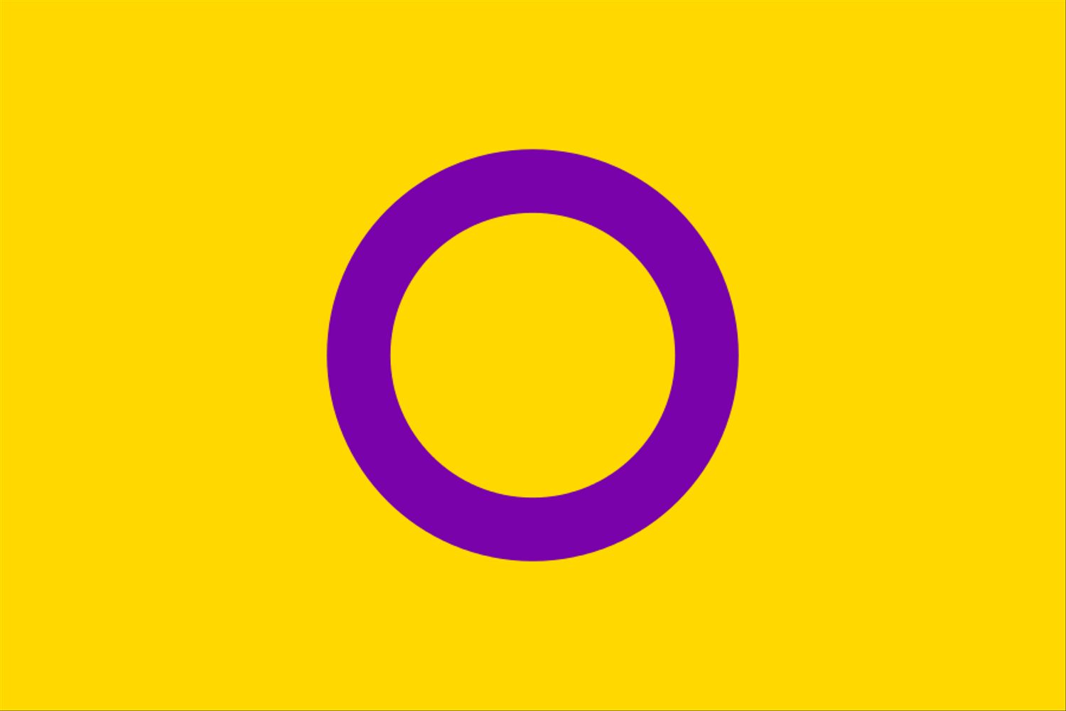 Lgbt Pride Flags-Intersex Pride flag