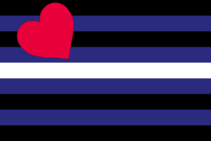 Leather, Latex, and BDSM pride flag