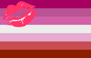 Lgbt Pride Flags- Original Lipstick Lesbian pride flag