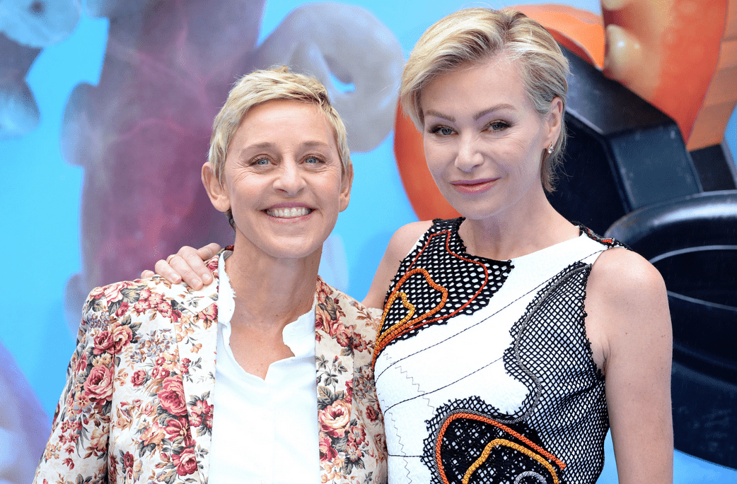Female Celebrities who Left Their Men for Women - Portia de Rossi and Ellen DeGeneres