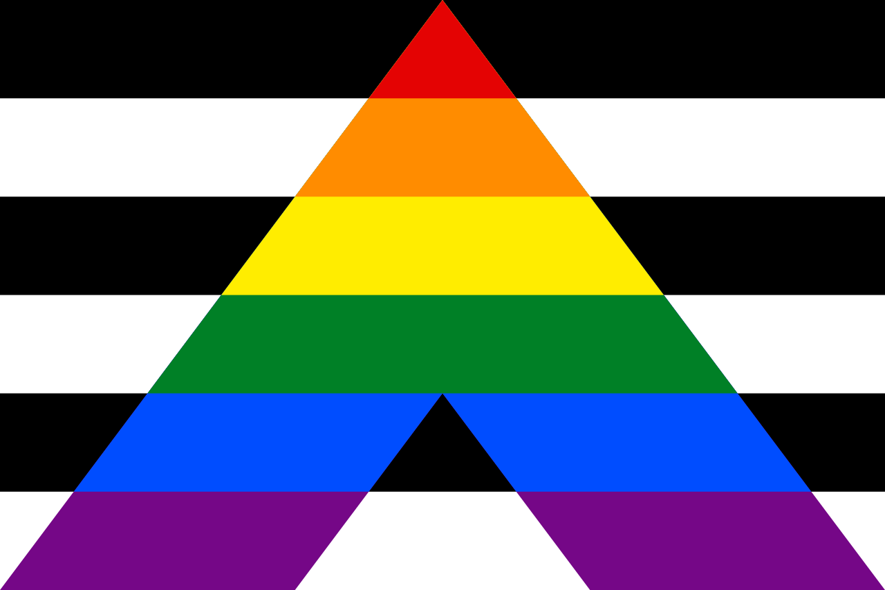 Lgbt Pride Flags- Straight Ally Flag
