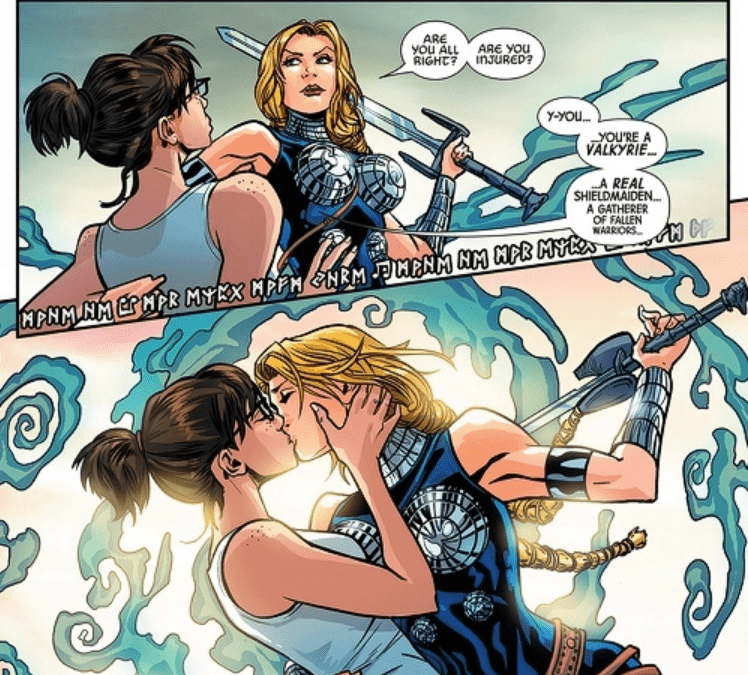 Lesbian and Bi Superheroines - Valkyrie